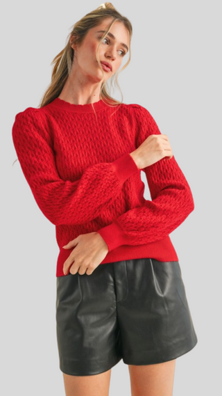 Autumn Red Sweater