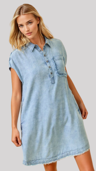 Darby Light Denim Dress
