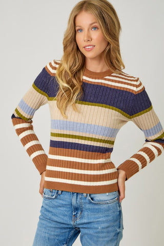 Calliope Multi Stripe Sweater