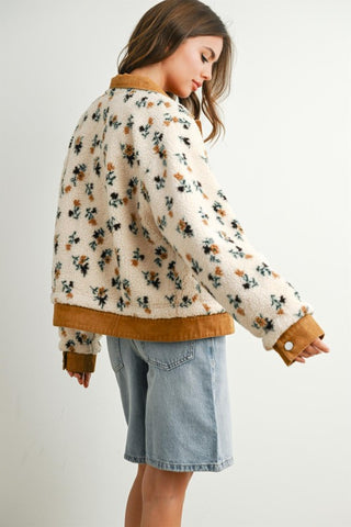Hillary Cream Floral Jacket