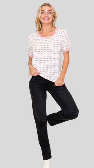 Marcie Ivory & Red Tee