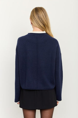 Guinevere Navy Sweater