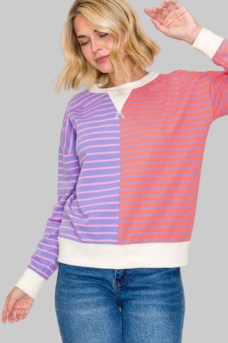 Timber Purple/Coral Sweatshirt