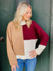 Lana Rosewood Multi Sweater