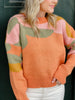 Talia Orange Sweater