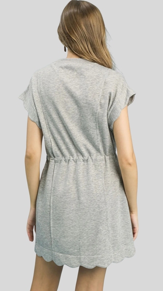 Julie Grey Knit Dress