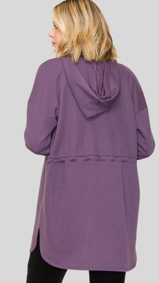 Carsyn Purple Drawstring Jacket
