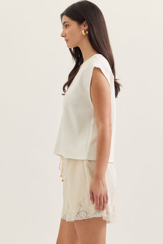 Lydia Off White Top