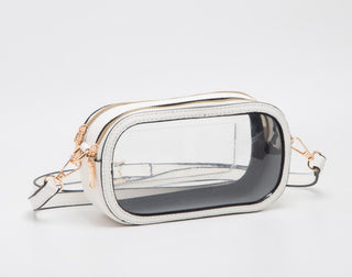 Mimi Oval Clear Crossbody