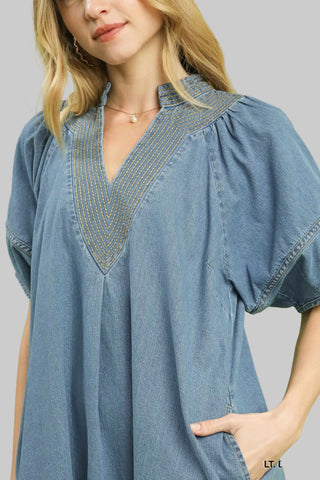Ramey Light Denim Dress