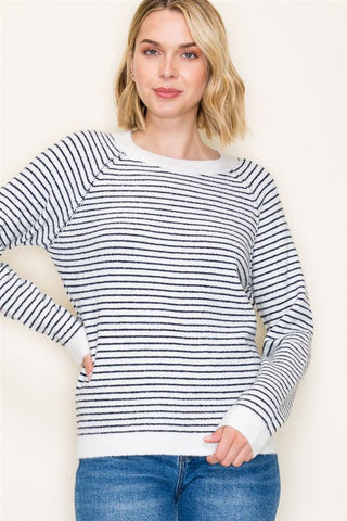 Hazel Navy Stripe Sweater