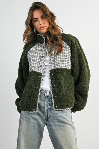 Renee Green Sherpa Jacket