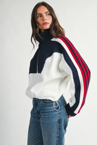 Hunter White Varsity Pullover