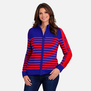 Maleah Kansas Zip Up Sweater