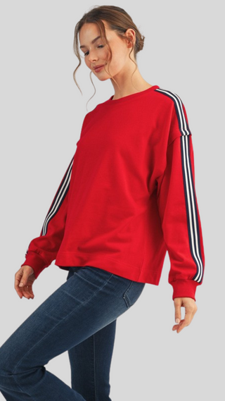 Sophie Red Sweatshirt