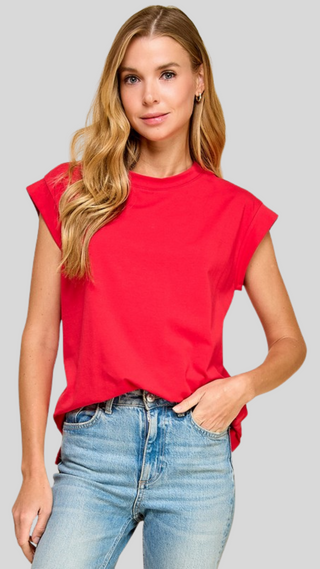 Madi Red Tee