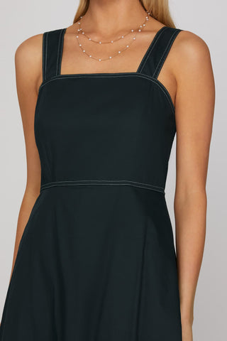 Ivy Navy Midi Dress