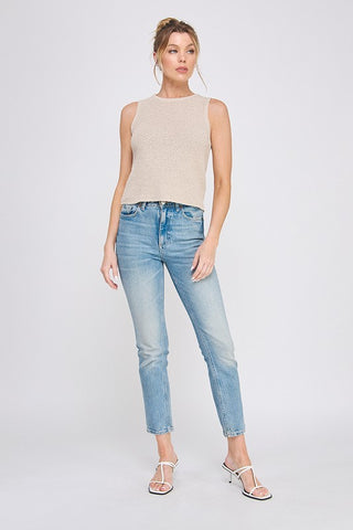 Mindy Natural Knit Tank