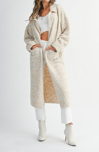 Renee Sand Sweater Jacket