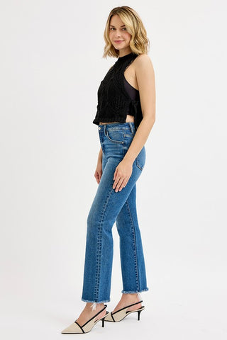 Aurora Medium Straight Crop Jean