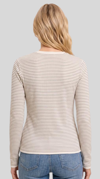Kaylee Ivory/Mocha Sweater