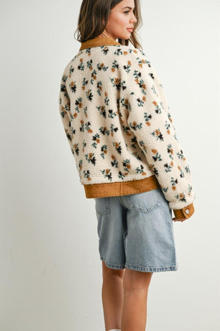 Hillary Cream Floral Jacket