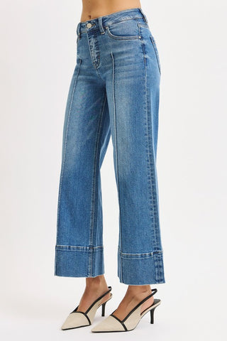Jaycee Midrise Crop Denim