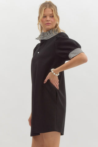 Celeste Black Dress