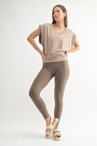Liza Mocha Top