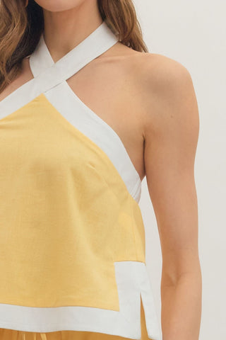 Sadie Lemonade Crossback Tank