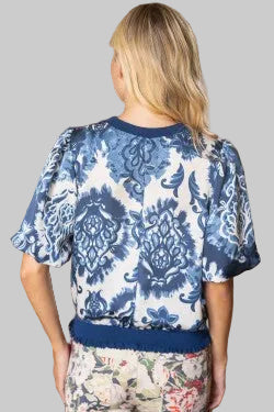Betty Blue Print Top