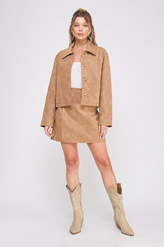 Solana Vegan Leather Jacket