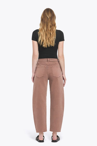 Gretchen Brown Barrel Jean