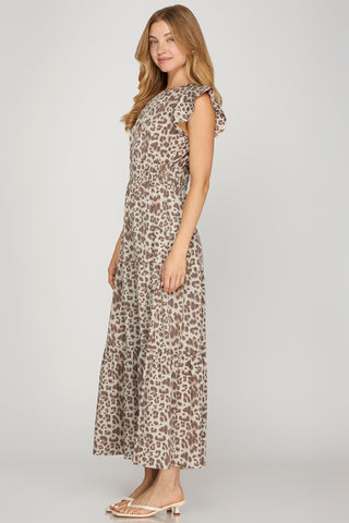Elizabeth Animal Print Dress