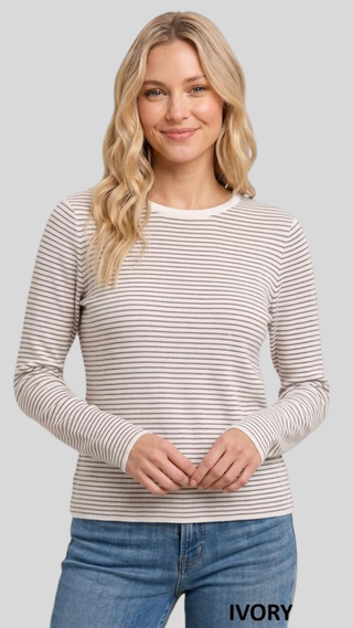 Kaylee Ivory/Mocha Sweater