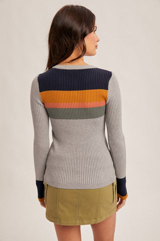 Scotty Grey Henley Top