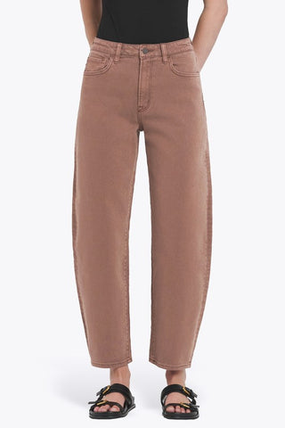 Gretchen Brown Barrel Jean