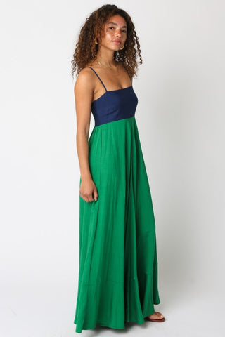 Kinley Navy/Green Dress