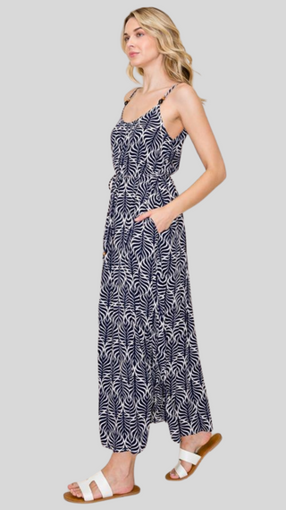 Zuria Navy Print Dress