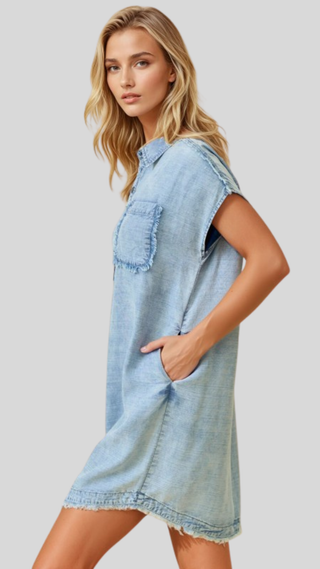 Darby Light Denim Dress