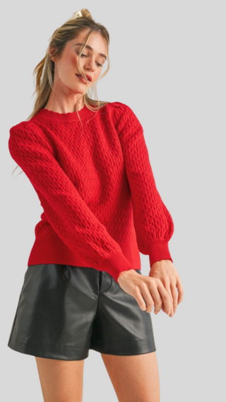 Autumn Red Sweater