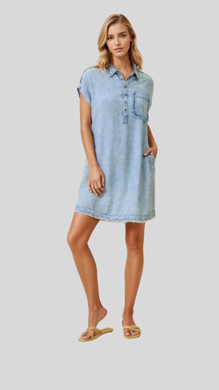 Darby Light Denim Dress