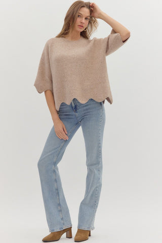 Lanie Taupe Sweater
