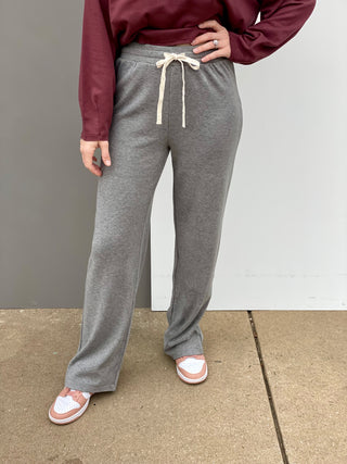 Mariah Grey Drawstring Sweatpants