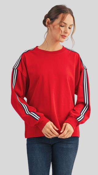 Sophie Red Sweatshirt