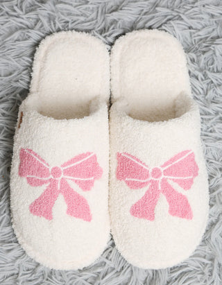 Ribbon Embroidered Slipper