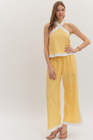 Sadie Lemonade Crossback Tank