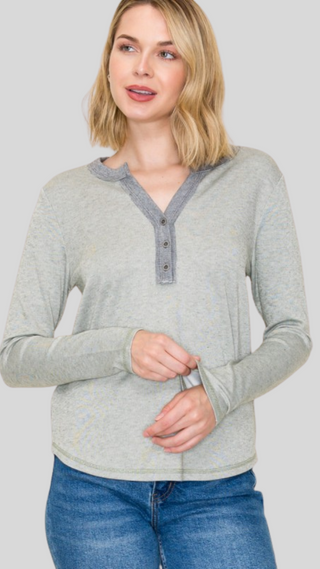 Sally Olive Knit Top