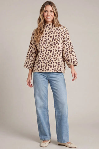 Tiffany Pink Leopard Sweater