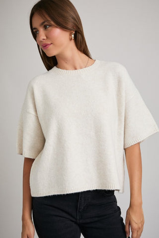 Jennie Light Oatmeal Sweater
